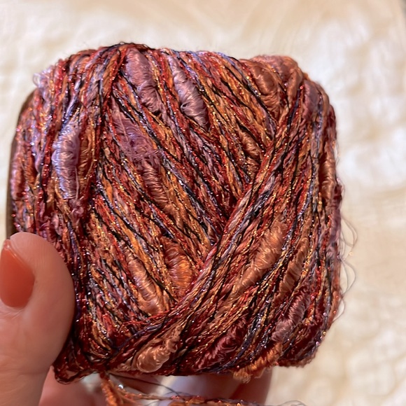 Muench Yarns Cleo sparkle lot of 3 skeins 50g ball each - Picture 3 of 4